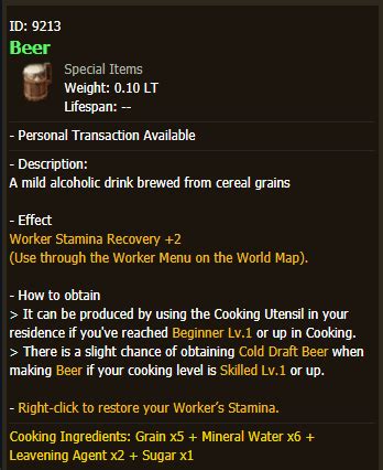 oatmeal recipe bdo|bdo beer recipe calculator.